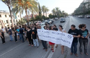Protesta juzgados en Jerez