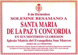 RJ - Cartel Besamanos Paz y Concordia Gloriosa