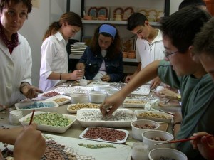 Taller mosaico em museo