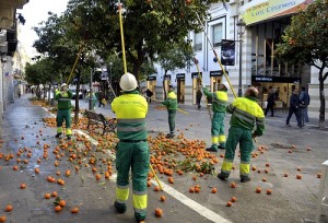 Recogida naranjas calle Larga _ 01