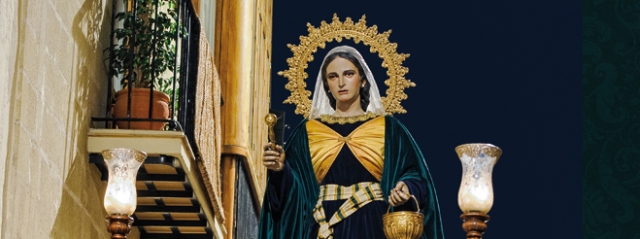 Cartel Salida Procesional Santa Marta 2013 - Javier Romero Diaz - horizontal