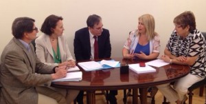Foto reunión diputados ERE Ayuntamiento de Jerez