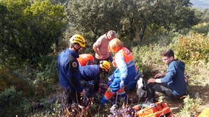 RESCATE FALLECIDO PARAPENTE EL BOSQUE 26-11-18