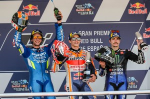podio español moto gp 2019