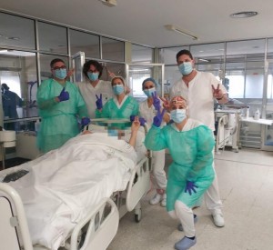 Paciente alta UCI Hospital Jerez