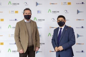 ASECAN_Juan Espadas, alcalde de Sevilla y Francisco Reyes, presidente Diputación de Jaén