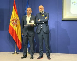 Juan Pablo Merino, director de Comunicación y RSC de Aqualia, y Juan Royo, de CulturaRSC.com
