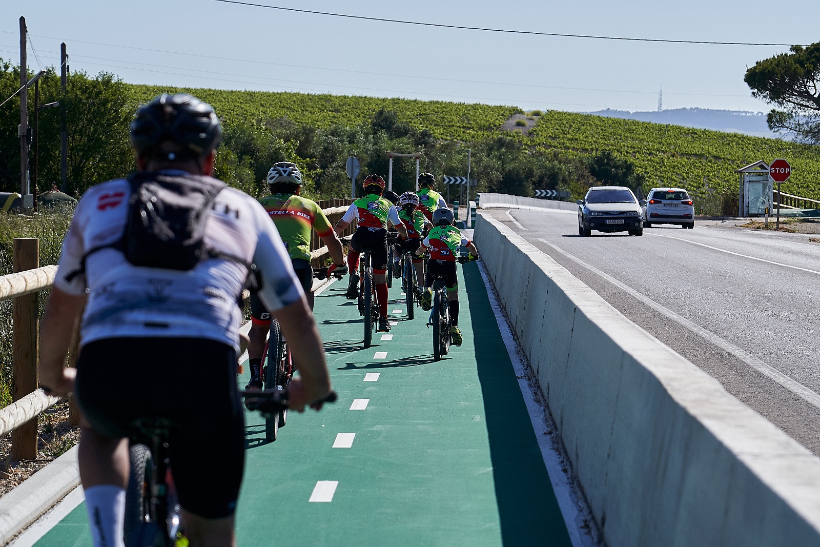 La Junta dotará de iluminación la vía ciclopeatonal entre Jerez y Estella