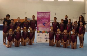 Gimnastas de Base Y Via Olimpica del club organizador q Competiran en el Trofeo de Jerez