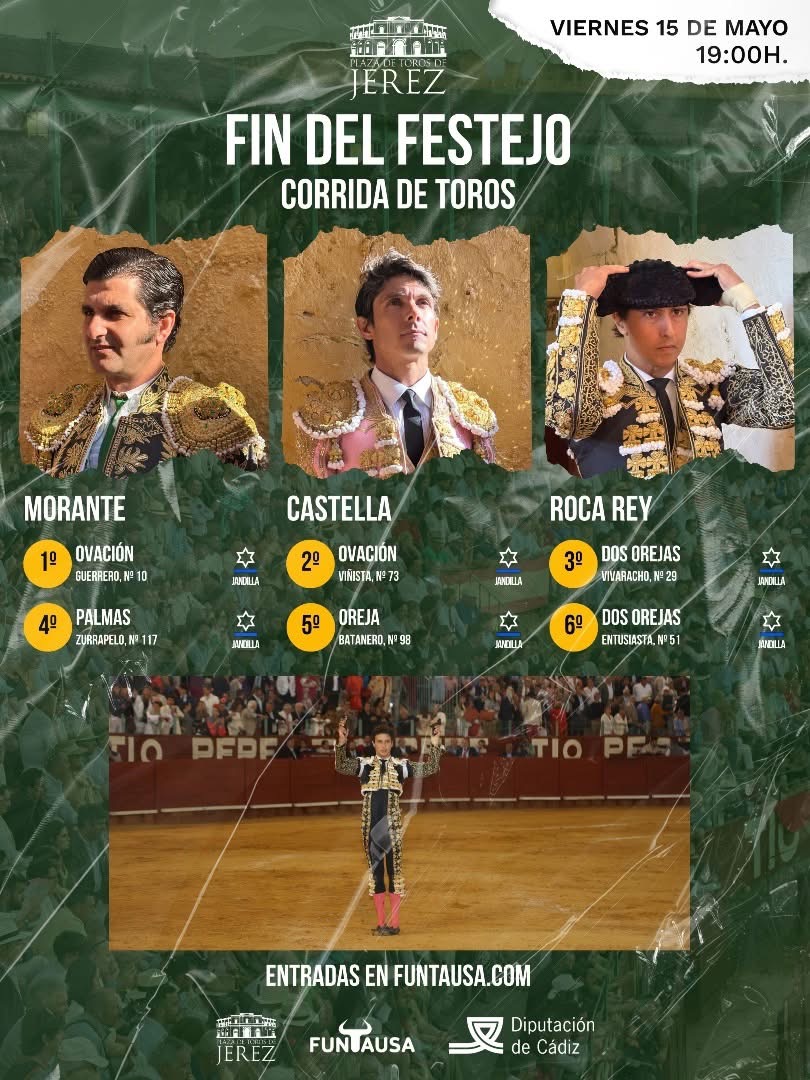 Roca Rey conquista Jerez en una tarde marcada por el regreso de Morante